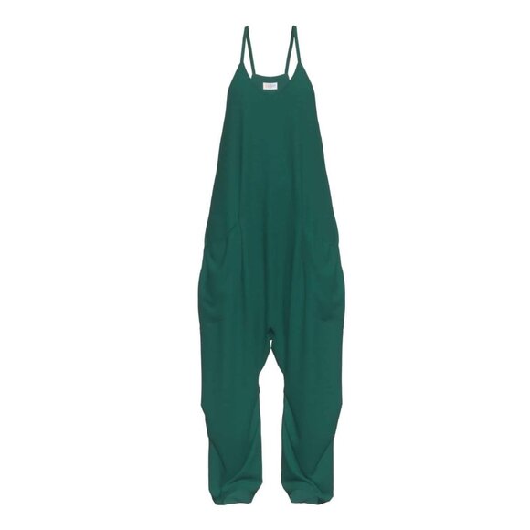 BRAND NEW Lularoe Women’s Sz Medium Bridget Green Lounge Jumpsuit - Picture 1 of 1